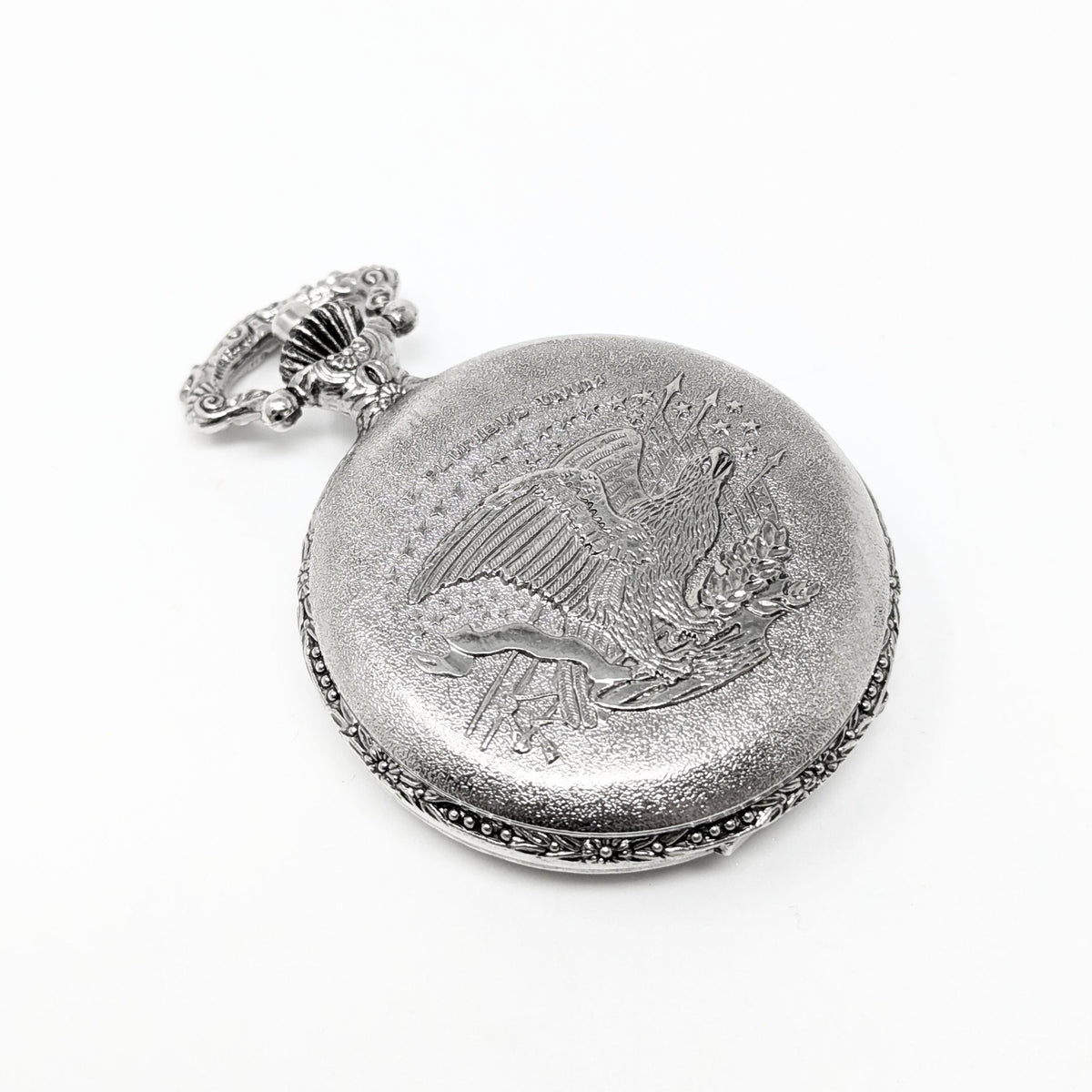 American Historic Society 1888-O Morgan Silver Dollar Pocket Watch