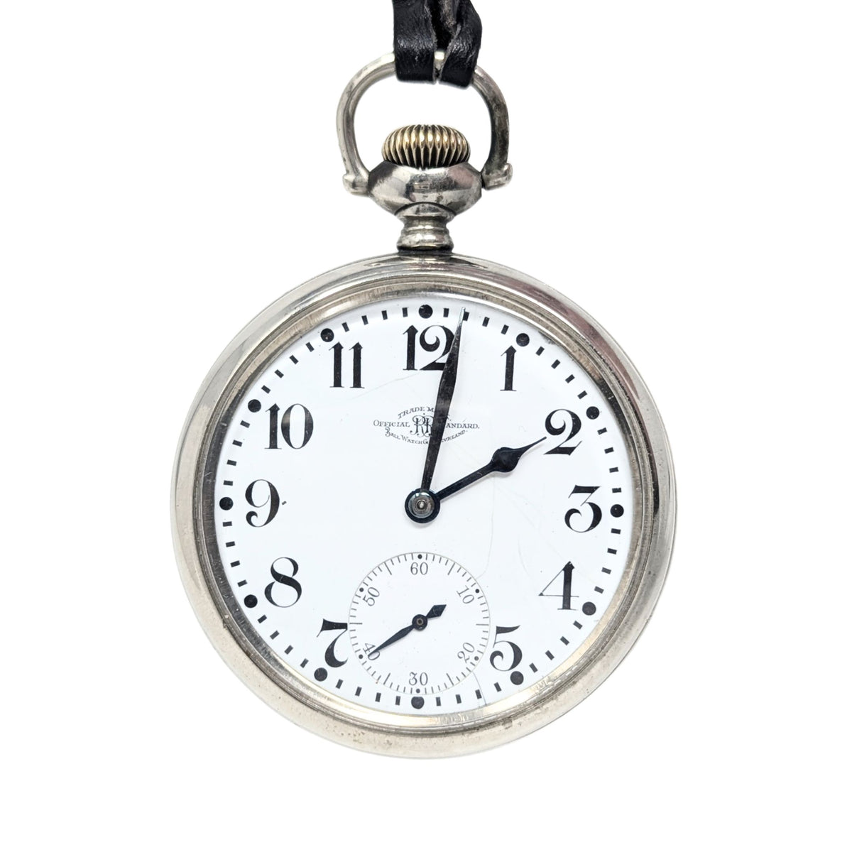 Ball 1910 Model 1899 17J Railroad 16S Pocket Watch