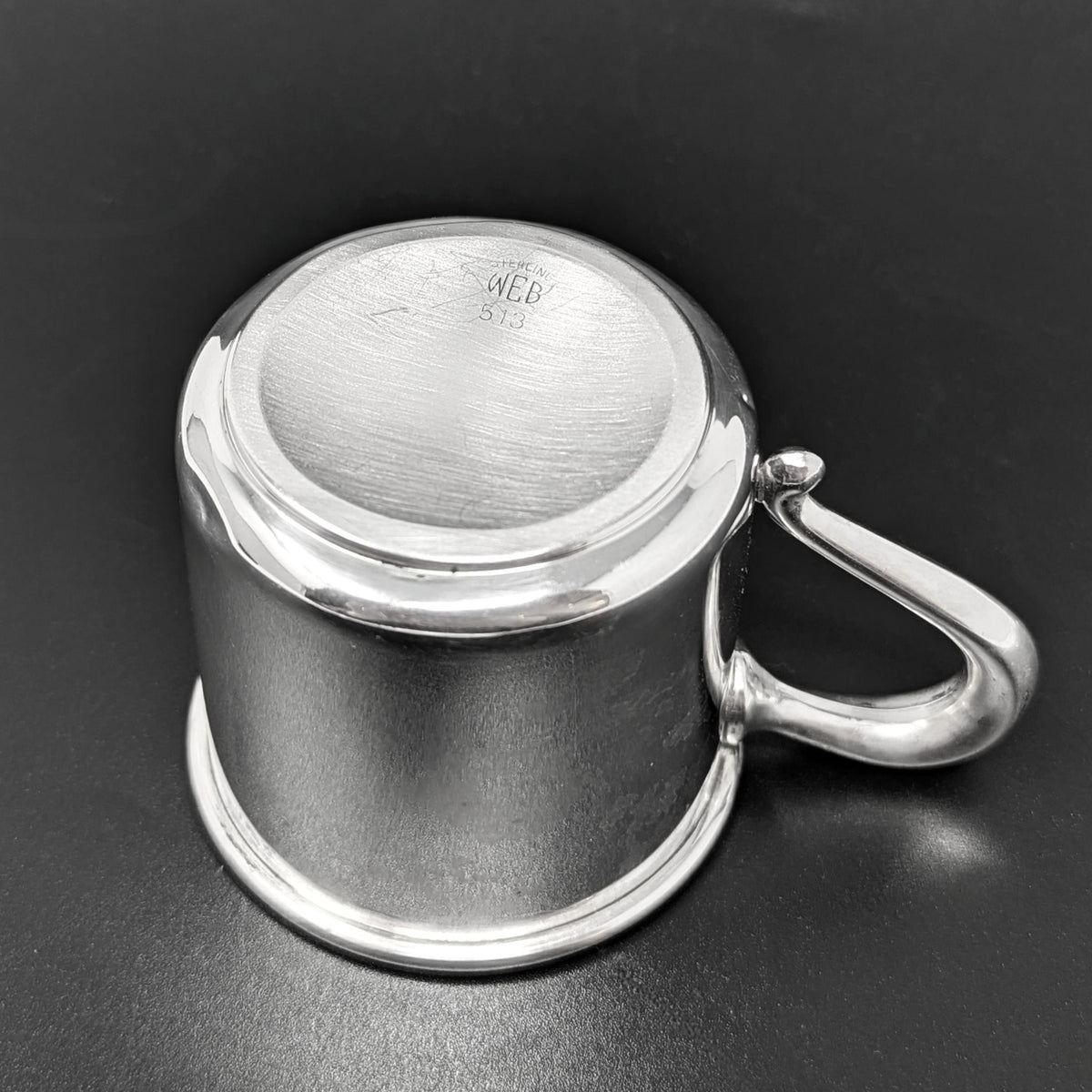 Web Sterling Silver Baby Cup