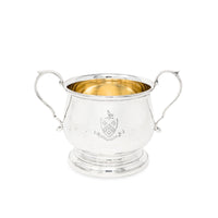 Coat of Arms “Nothing Without Labor” 4pc Sterling Coffee Service