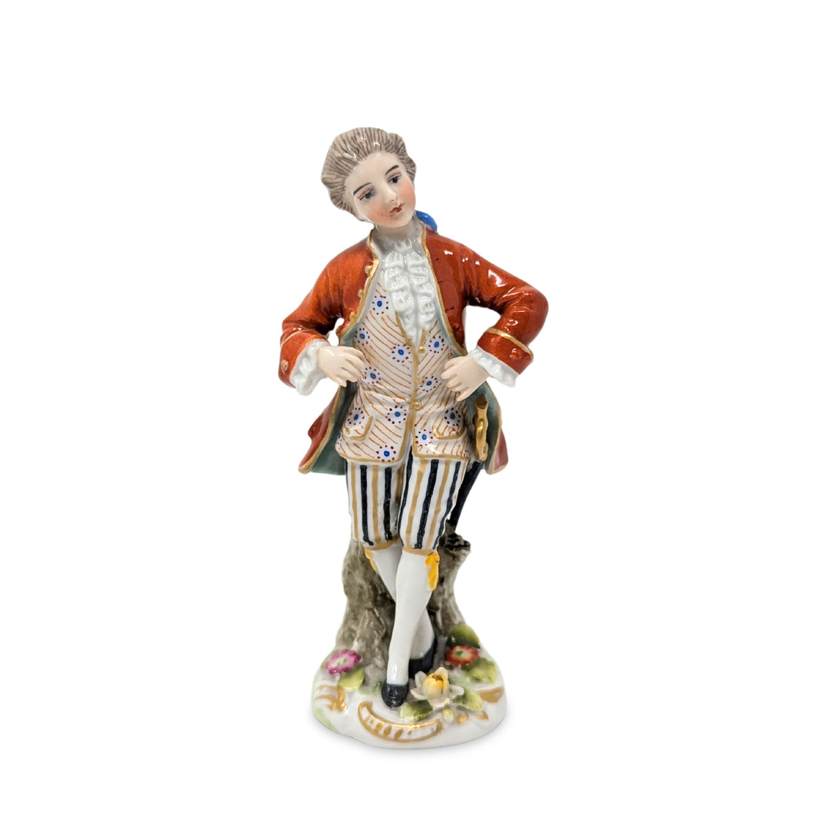 German Porcelain Gentleman Cavalier Figurine