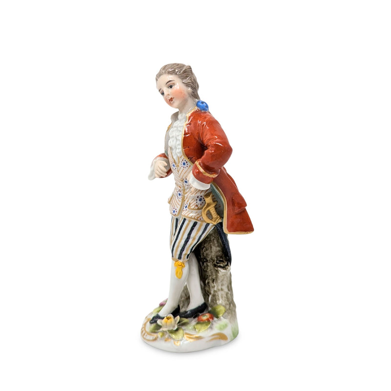 German Porcelain Gentleman Cavalier Figurine