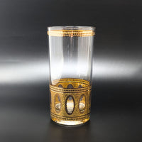 Culver "Antigua" Highball Glasses (Set of 14) W/ 22K Gold Overlay