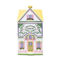 The Lenox Village 1991 Cookie Cottage Canister