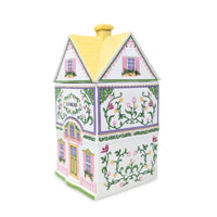 The Lenox Village 1991 Cookie Cottage Canister