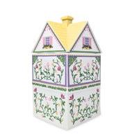 The Lenox Village 1991 Cookie Cottage Canister