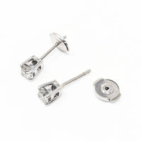 14K White Gold 0.5tcw Diamond Stud Earrings