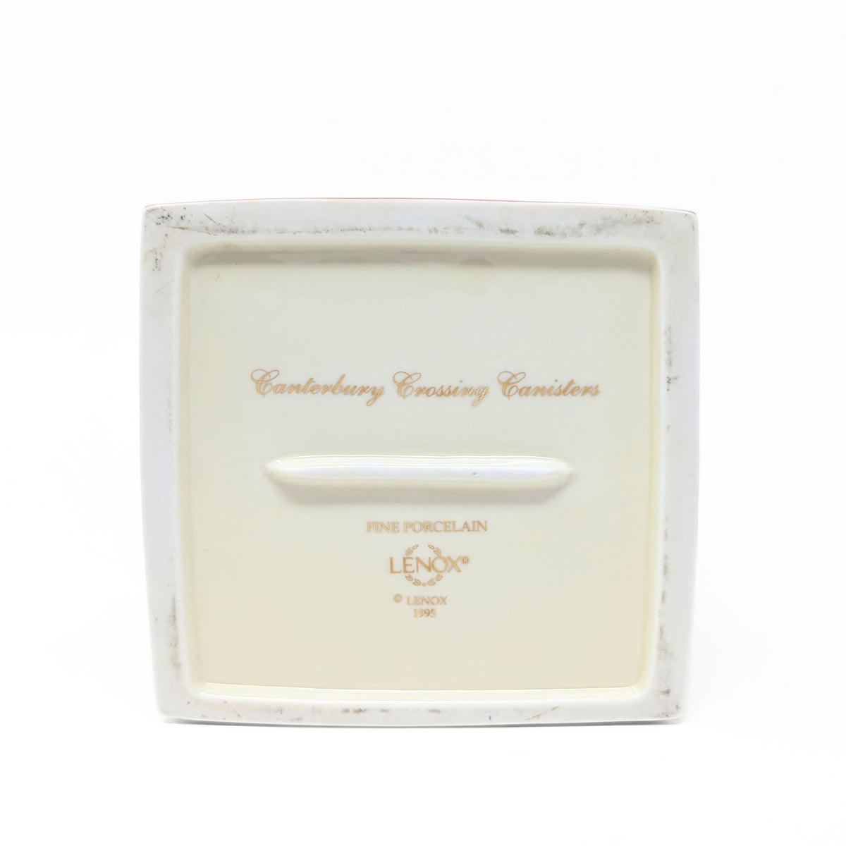 Lenox Canterbury Crossing 1995 Tea Canister