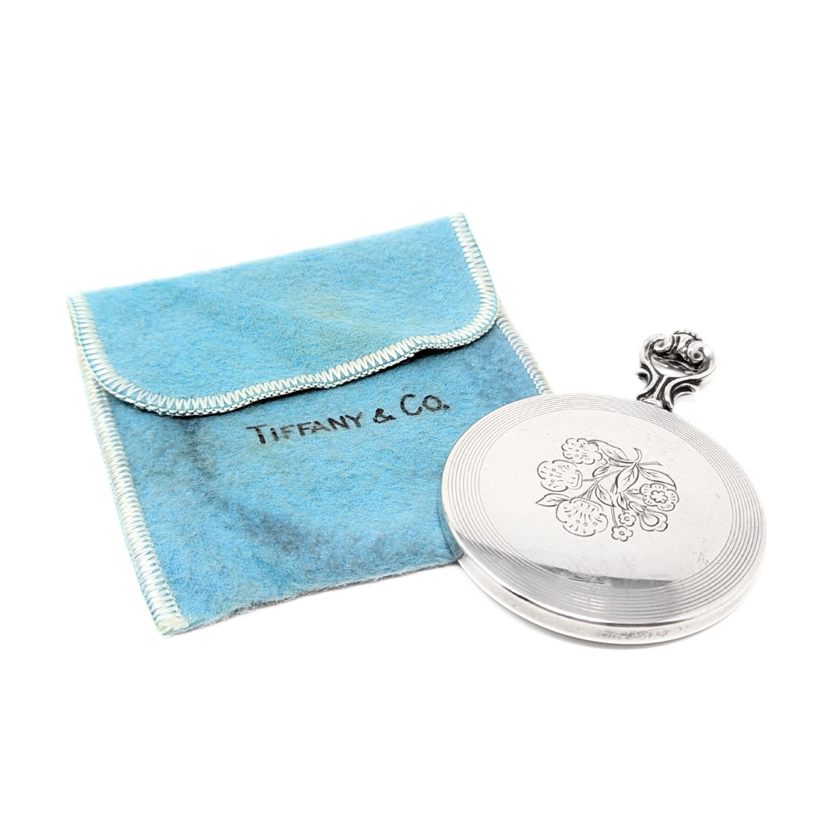 Vintage Tiffany & Co. Sterling Pocket Mirror