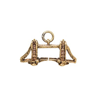 9K Gold London Bridge Charm