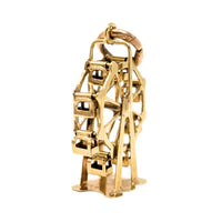 14K Gold Ferris Wheel Charm