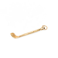 14K Gold Golf Club Charm