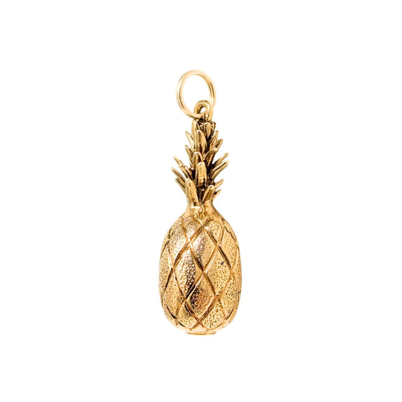 14K Gold Pineapple Charm