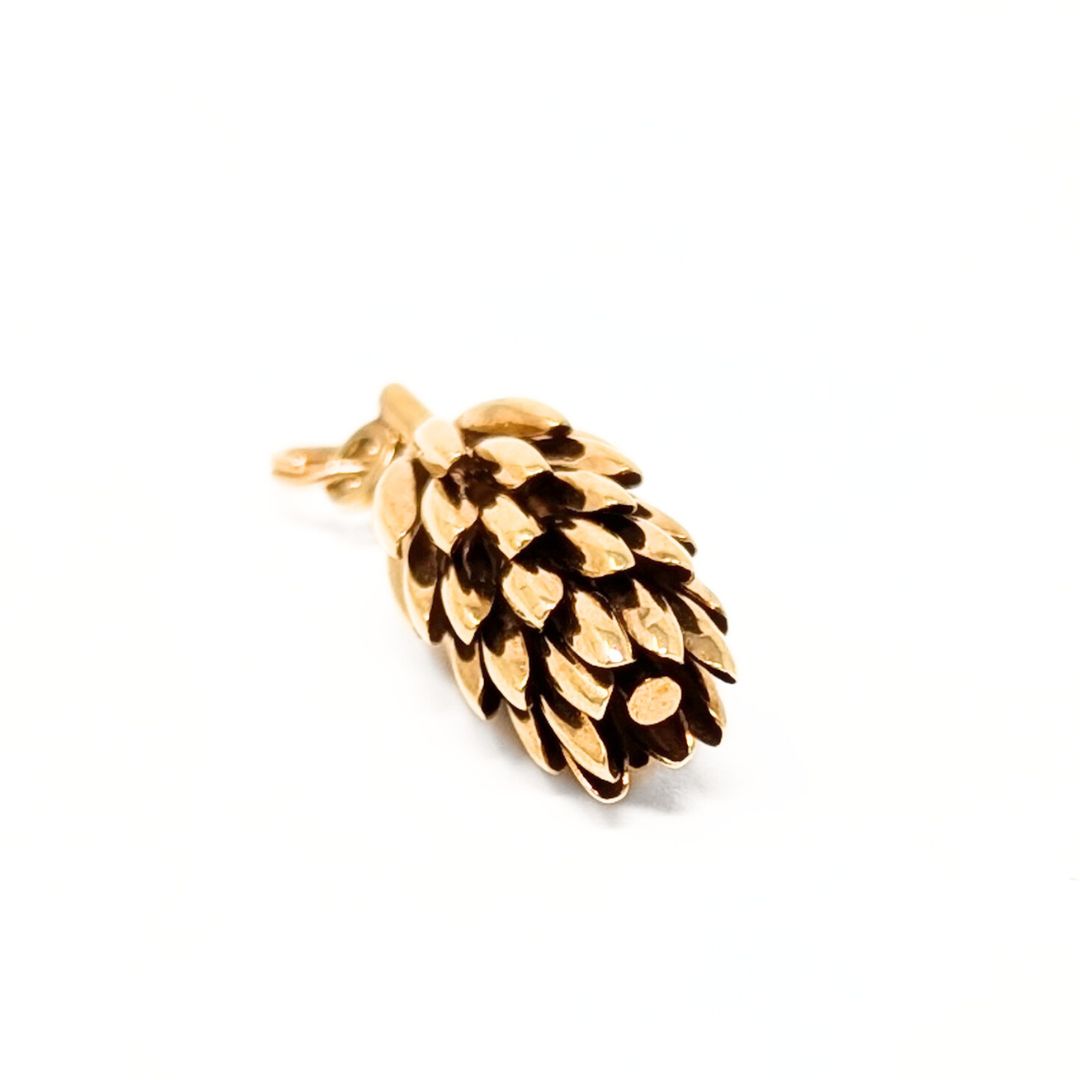 14K Gold Banana Bunch Charm