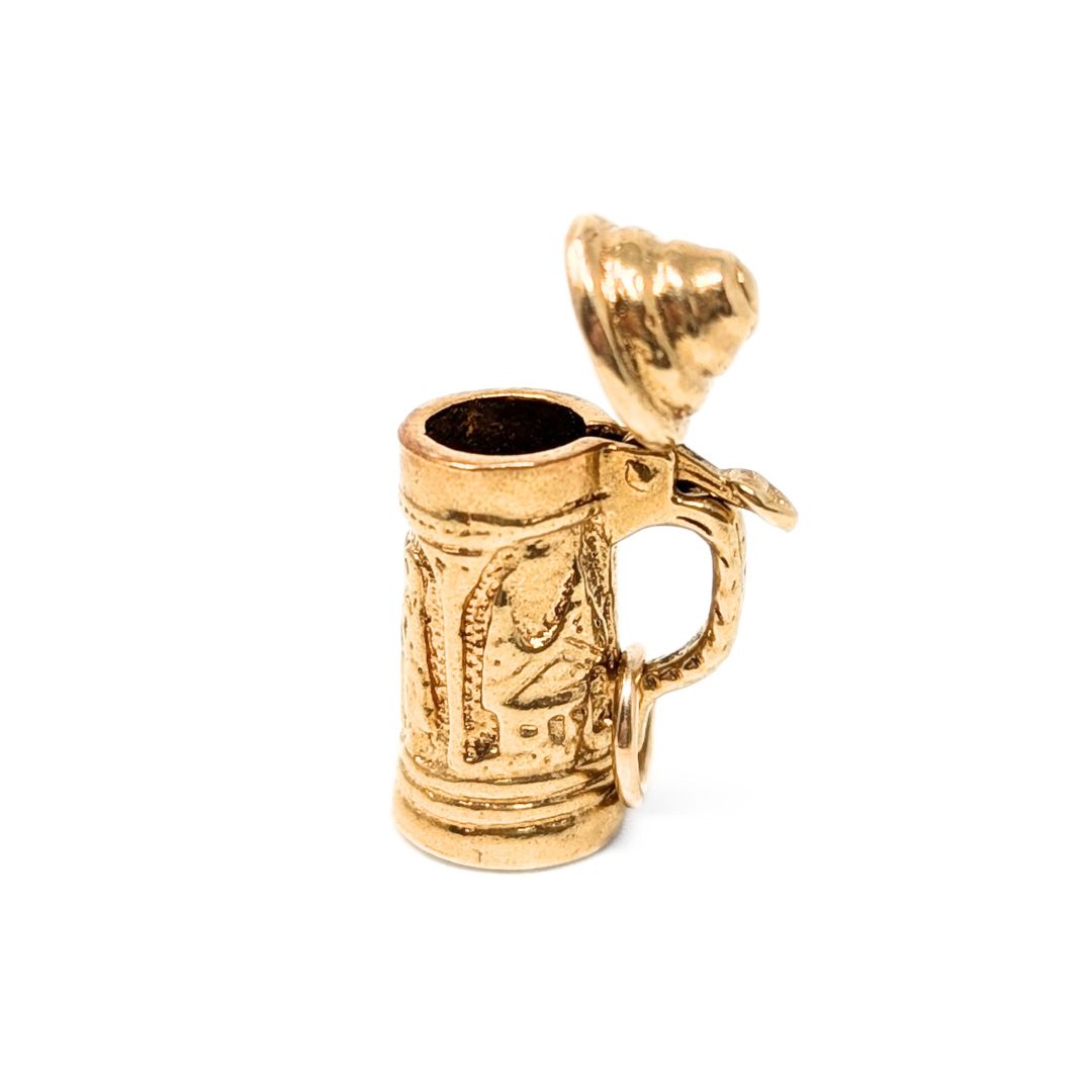 14K Gold Beer Stein/Tankard Charm