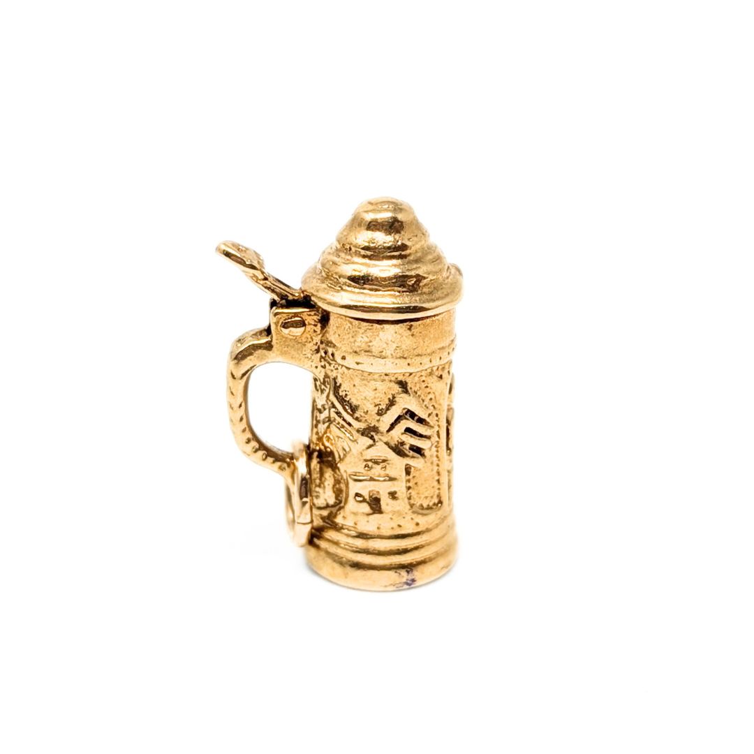 14K Gold Beer Stein/Tankard Charm