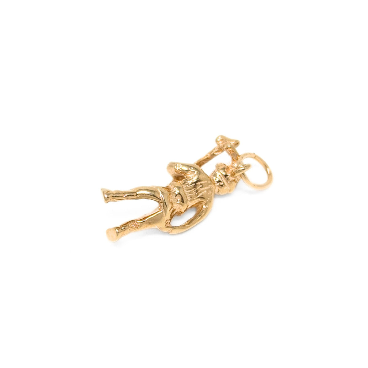 14K Gold Leprechaun Charm