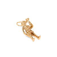 14K Gold Leprechaun Charm