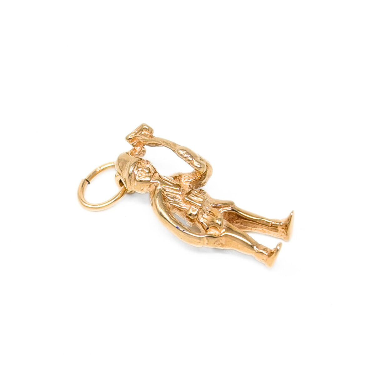 14K Gold Leprechaun Charm