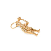 14K Gold Leprechaun Charm