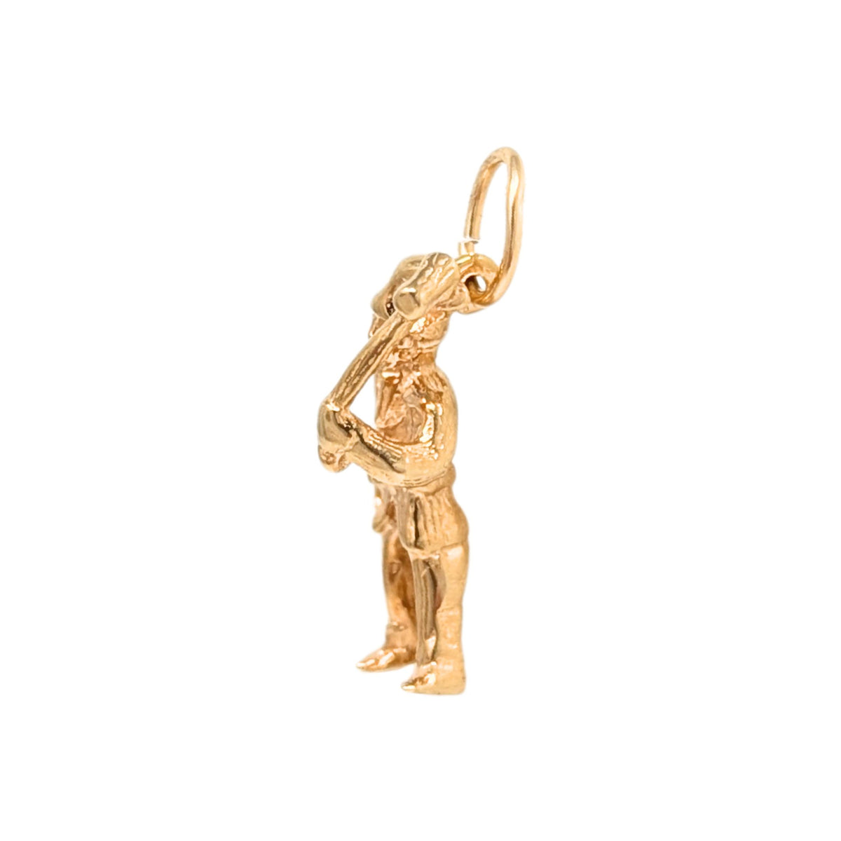 14K Gold Leprechaun Charm