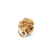 14K Gold Pinecone Charm