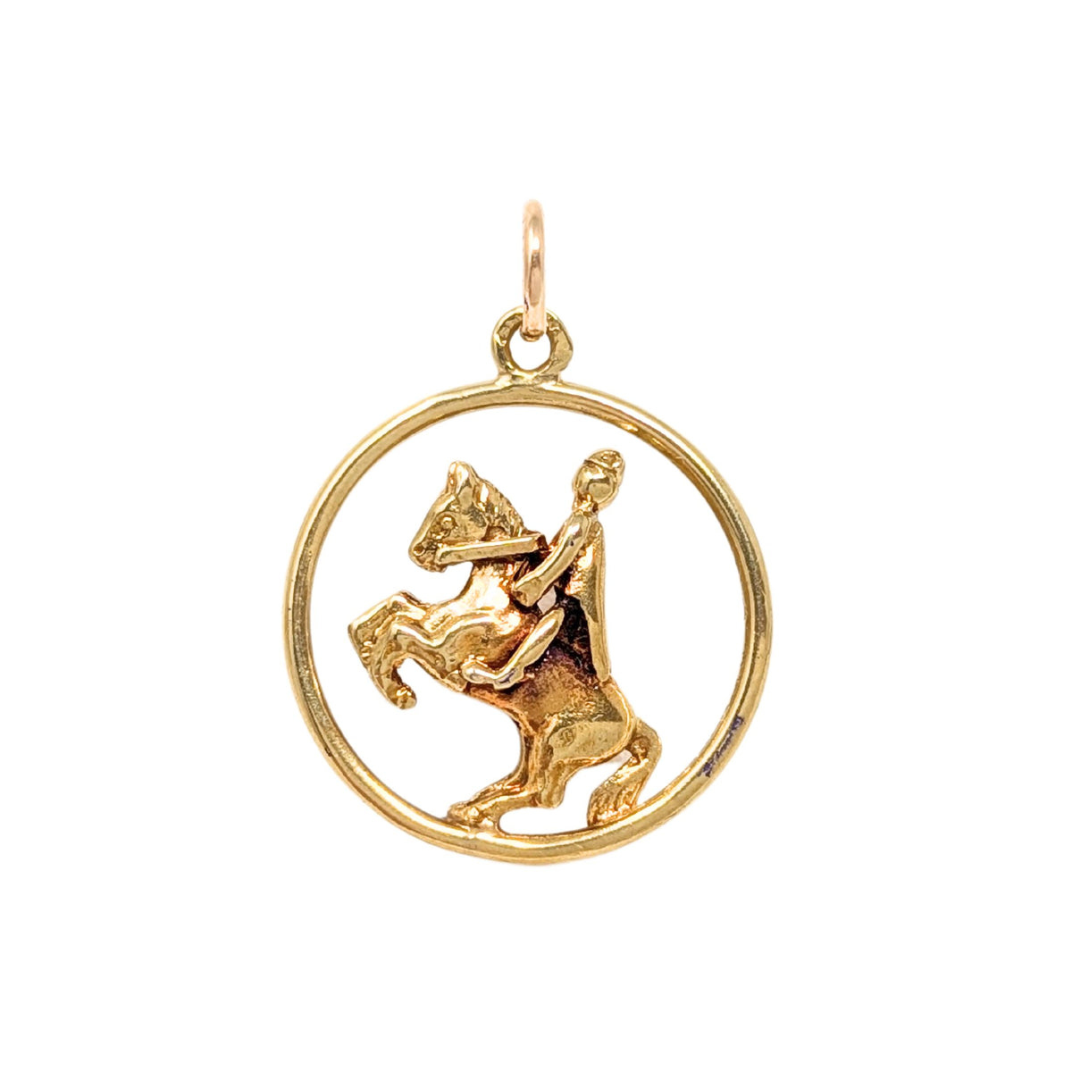 14K Gold Equine Charm/ Pendant