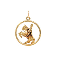 14K Gold Equine Charm/ Pendant