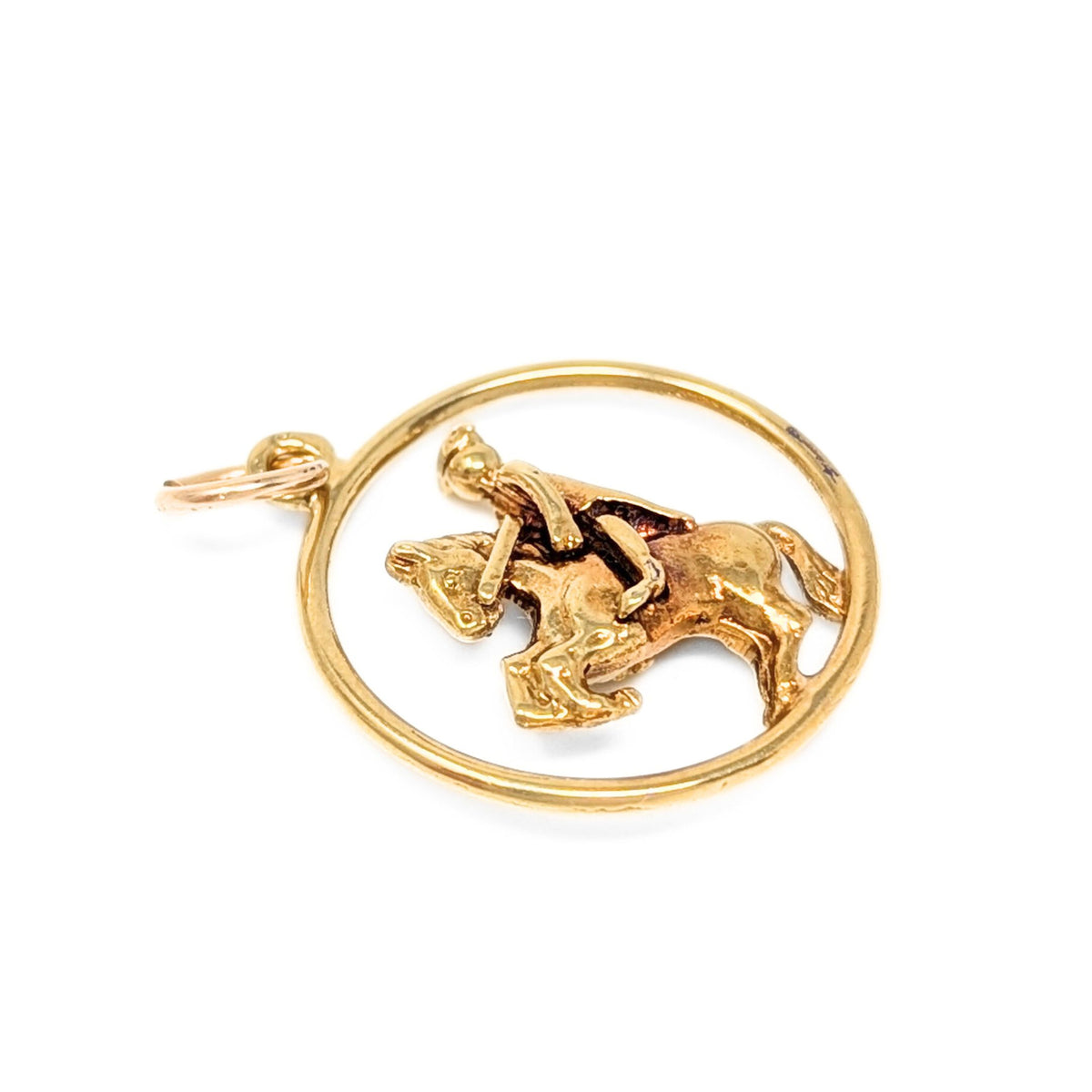 14K Gold Equine Charm/ Pendant