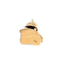 14K Gold Female Golfer Charm