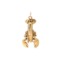 14K Gold Lobster Charm