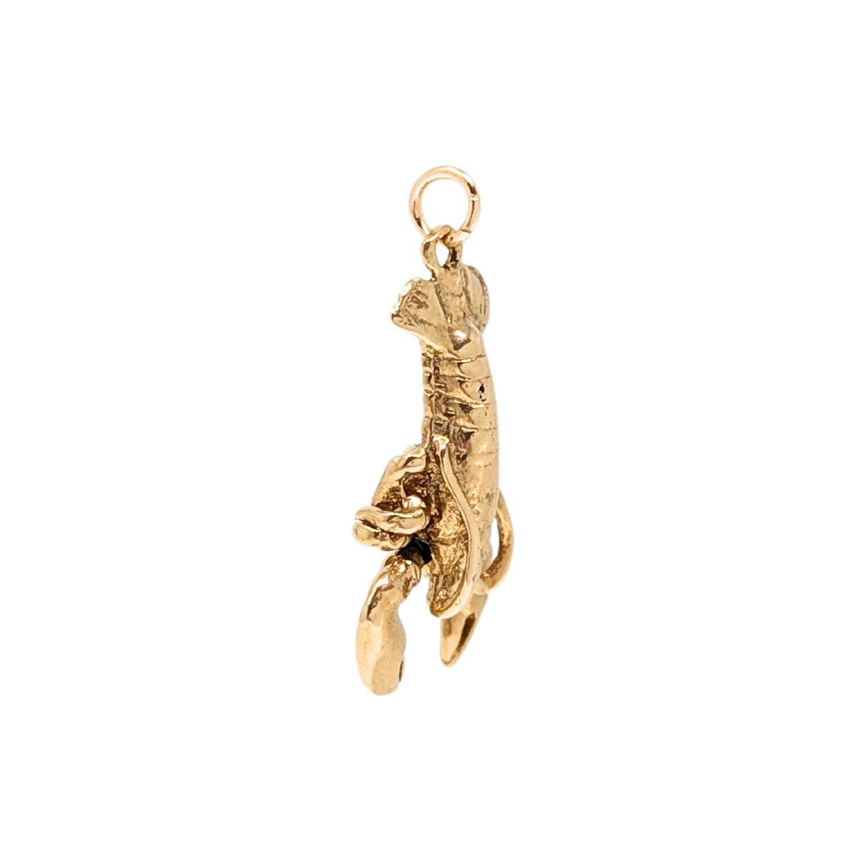 14K Gold Lobster Charm