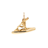 14K Gold Kayaking Charm