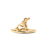 14K Gold Kayaking Charm