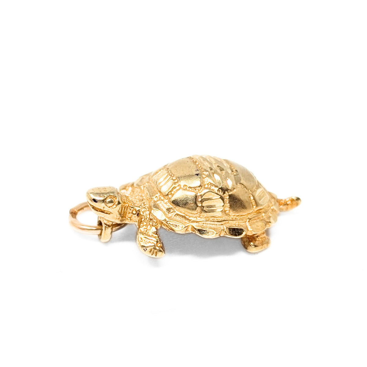 14K Gold Turtle Charm