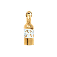 18K Gold "Port Wine" Charm