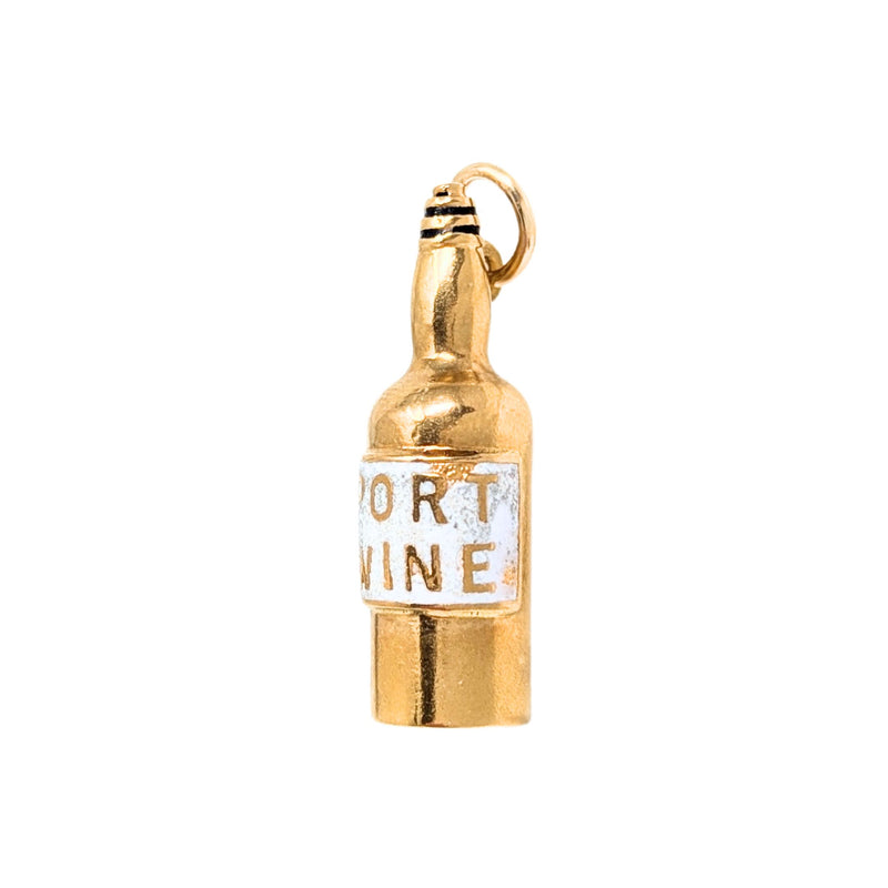 18K Gold "Port Wine" Charm