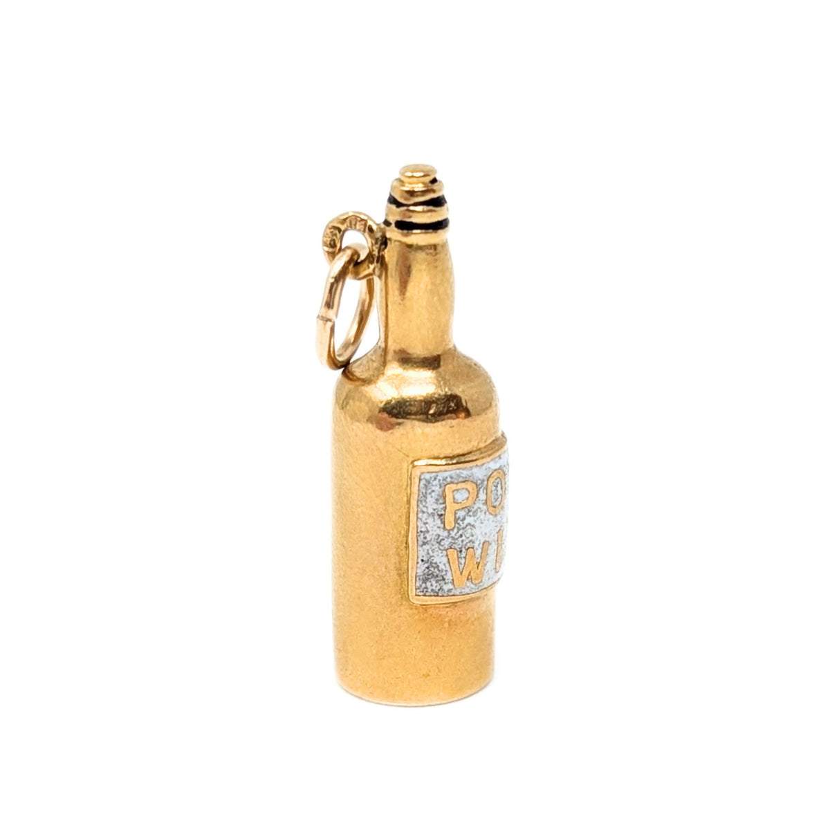 18K Gold "Port Wine" Charm