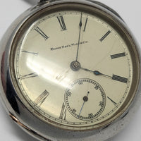 Elgin 1889 Model 1 18S 7J Key Wind Pocket Watch