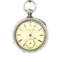 Elgin 1889 Model 1 18S 7J Key Wind Pocket Watch