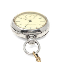 Elgin 1889 Model 1 18S 7J Key Wind Pocket Watch