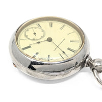 Elgin 1889 Model 1 18S 7J Key Wind Pocket Watch