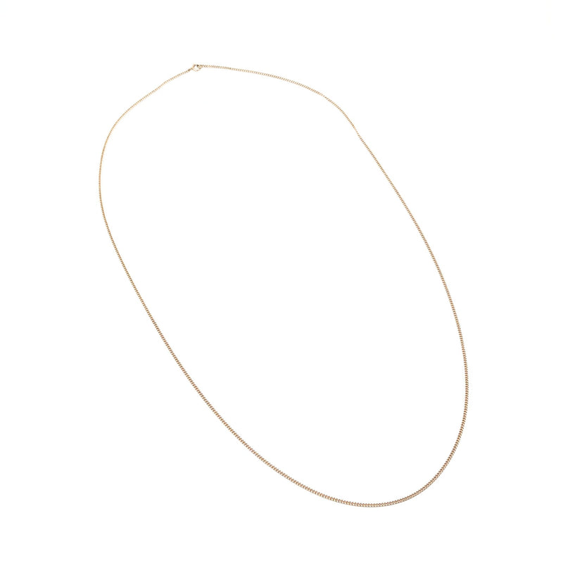 10K Gold 1920’s 33” 2mm Chain Necklace