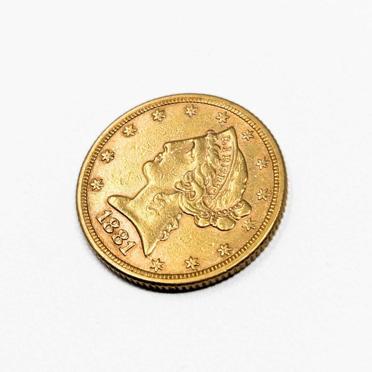 1881 $5 Gold Liberty