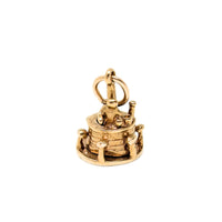 14K Gold Bartending Charm