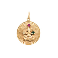 14K Gold Christmas Tree Charm/Pendant