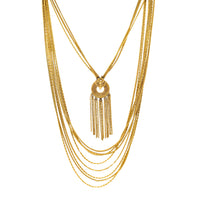 Monet 30” Gold Tone Multi-Strand Necklace