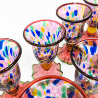 MacKenzie Childs "Molten Confetti" Glassware Set (20 pieces)