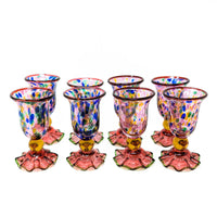 MacKenzie Childs "Molten Confetti" Glassware Set (20 pieces)