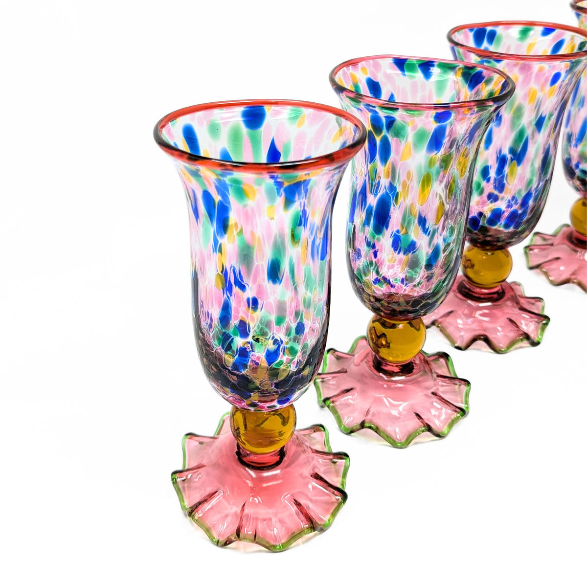 MacKenzie Childs "Molten Confetti" Glassware Set (20 pieces)